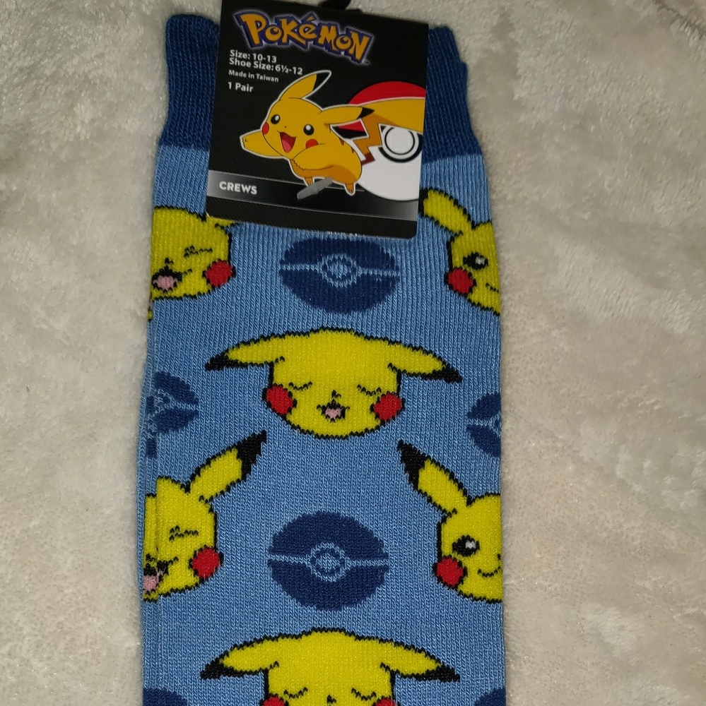 Pokemon Men's Crew Socks